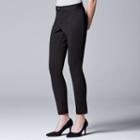 Women's Simply Vera Vera Wang Skinny Ponte Pants, Size: Xs, Black