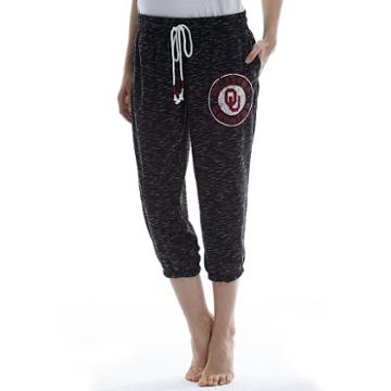 Women's Concepts Sport Oklahoma Sooners Backboard Capri Pants, Size: Small, Grey (charcoal)
