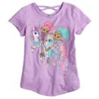 Girls 4-10 Jumping Beans&reg; Shimmer & Shine Unicorn Criss-cross Back Top, Size: 10, Lt Purple