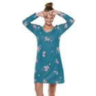 Juniors' So&reg; Floral Print Sheath Dress, Teens, Size: Small, Dark Blue