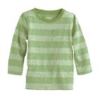 Baby Boy Jumping Beans&reg; Striped Pocket Tee, Size: 6 Months, Med Green
