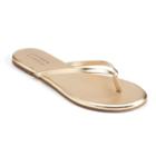 Lc Lauren Conrad Pixii Women's Flip Flops, Size: 6, Gold