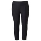 Plus Size Simply Vera Vera Wang Twill Crop Pants, Women's, Size: 20 W, Black