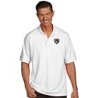 Men's Antigua Brooklyn Nets Pique Xtra-lite Polo, Size: 3xl, Natural
