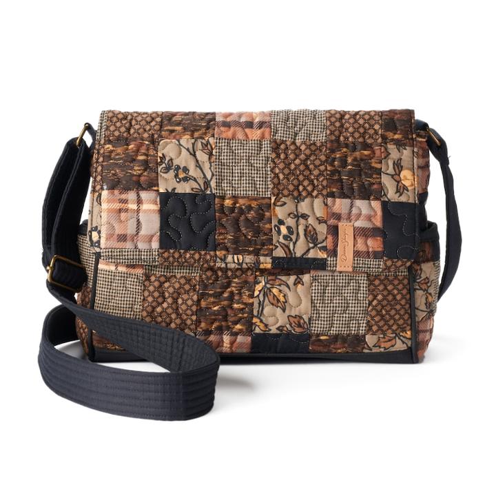 Donna Sharp Pauline Quilted Patchwork Messenger Bag, Women's, Kokomo