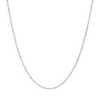Blue La Rue Stainless Steel Bead Chain Necklace, Women's, Size: 24, Silver