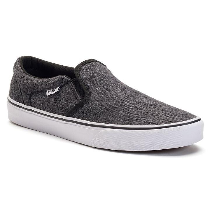 Vans Asher Skate Men's Shoes, Size: Medium (11), Black