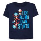 Boys 4-7 Dr. Seuss I Do All My Own Stunts Thing One & Thing Two Graphic Tee, Size: 4, Blue (navy)