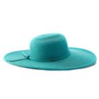 Women's Scala Wide Brim Sun Hat, Turquoise/blue (turq/aqua)