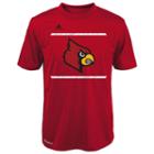 Boys 4-7 Adidas Louisville Cardinals Sideline Energized Climalite Tee, Boy's, Size: S(4), Red