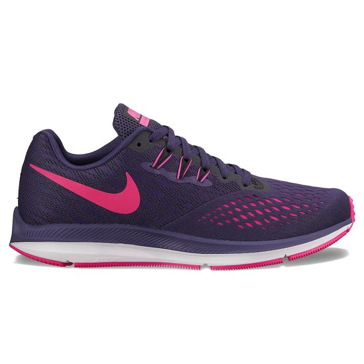 Nike Zoom Winflo 4 Women's Running Shoes, Size: 6.5, Purple