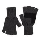 Men's Levi's&reg; Knit Fingerless Gloves, Dark Grey