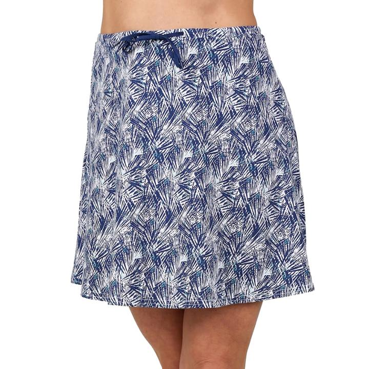 Women's Soybu Santiago Yoga Skirt, Size: Medium, Blue