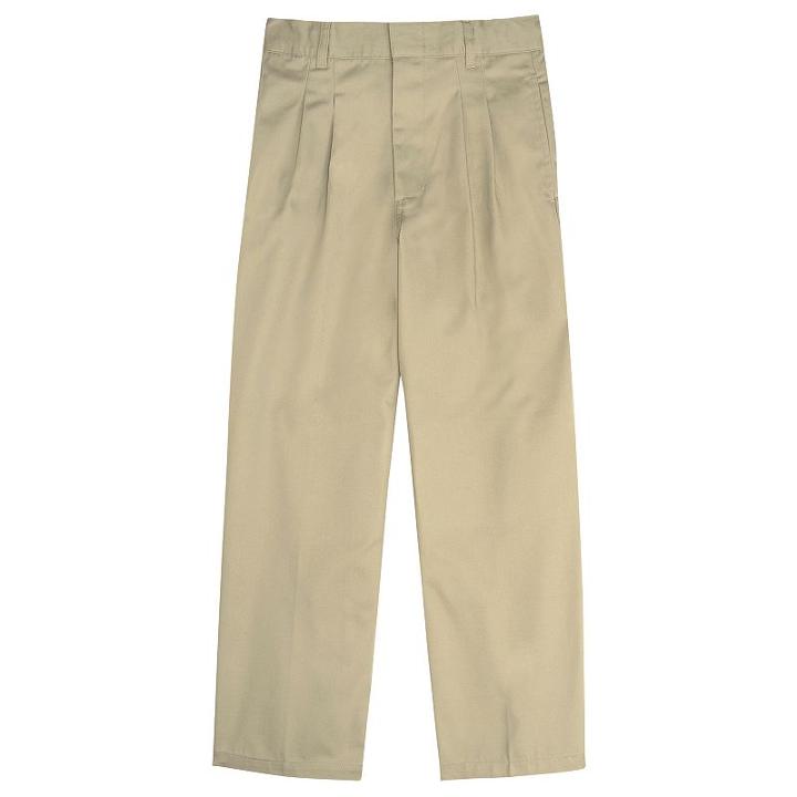 Boys 4-7 French Toast School Uniform Pleated Pants, Boy's, Size: 7, Beig/green (beig/khaki)