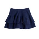 Girls 4-10 Jumping Beans&reg; Tiered Solid Tulip Skort, Size: 10, Blue