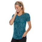Women's Tek Gear&reg; Short Sleeve Tee, Size: Medium, Dark Blue