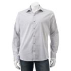 Big & Tall Van Heusen Slim-fit Plaid Stretch Button-down Shirt, Men's, Size: Xl Tall, Med Grey