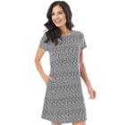 Women's Apt. 9 Printed Knit Dress, Size: Regular, Ovrfl Oth