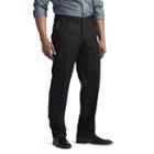 Men's Lee Total Freedom Relaxed-fit Stain Resist Flat-front Pants, Size: 38x34, Oxford