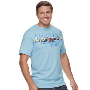 Big & Tall Cotton Links Graphic Tee, Men's, Size: 4xb, Med Blue