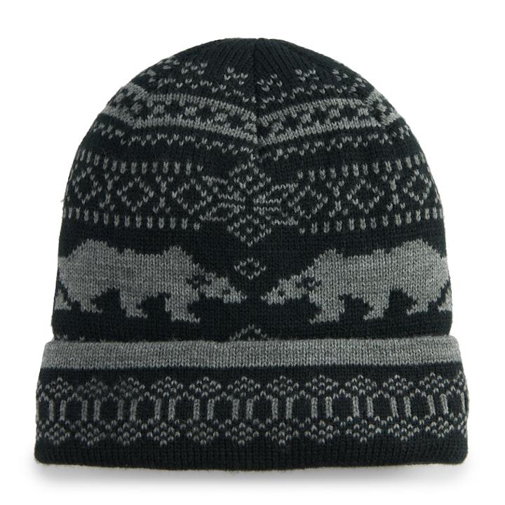 Men's Urban Pipeline&trade; Fairisle Sherpa-lined Beanie, Black