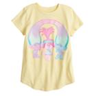 Dreamworks Trolls Poppy, Chenille & Satin Girls 4-10 Graphic Tee By Jumping Beans&reg;, Size: 5, Yellow