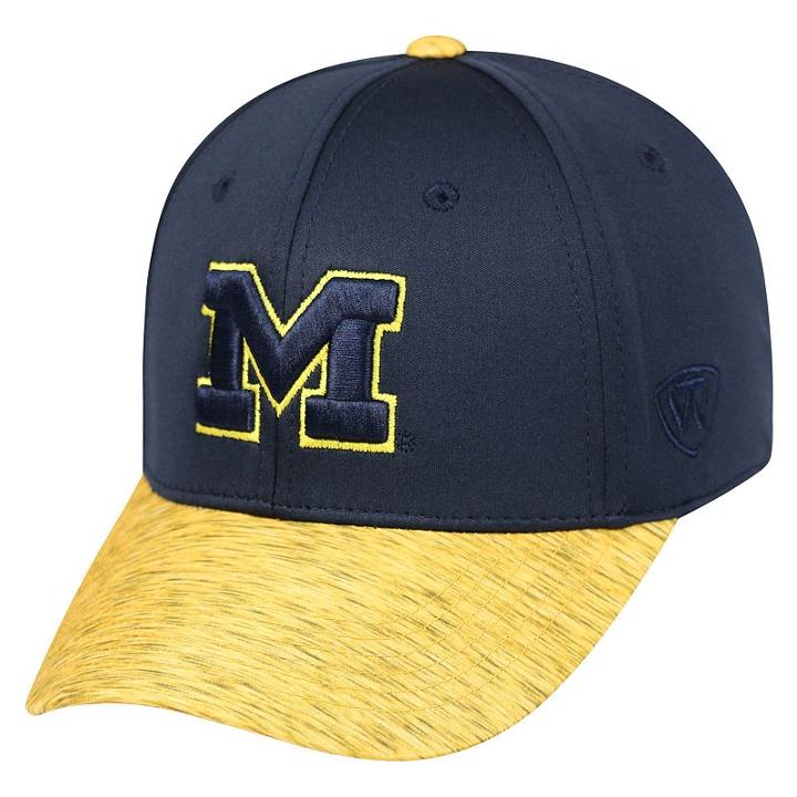 Adult Top Of The World Michigan Wolverines Lightspeed One-fit Cap, Men's, Blue (navy)