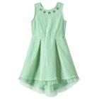 Disney D-signed Beauty And The Beast Girls 7-16 Yellow High-low Embellished Rose Dress, Girl's, Size: Small, Lt Green