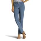 Women's Lee Essential Straight-leg Chino Pants, Size: 6 Avg/reg, Med Blue