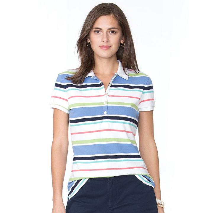 Women's Chaps Polo, Size: Medium, Pink Ovrfl