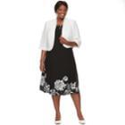 Plus Size Maya Brooke Floral Dress & Jacket Set, Women's, Size: 24 W, Oxford