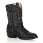 Lil Durango Boys' 8-in. Cowboy Boots, Boy's, Size: 12.5, Black