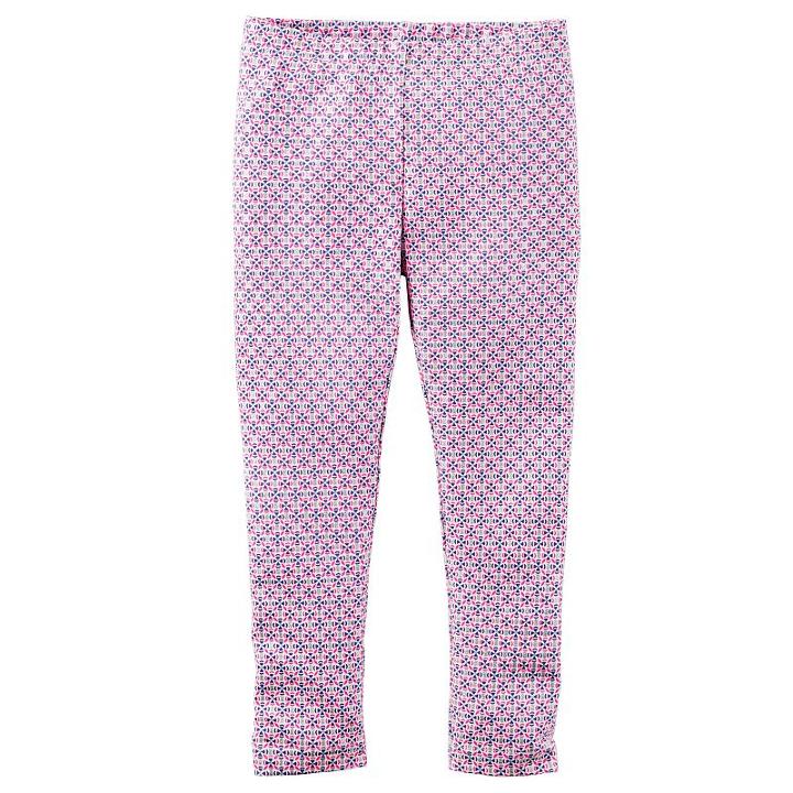 Girls 4-8 Carter's Patterned Full-length Leggings, Girl's, Size: 4, Ovrfl Oth