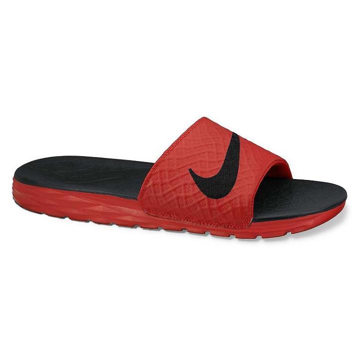 Nike Benassi Solarsoft Slide 2 Men's Sandals, Size: 8, Red