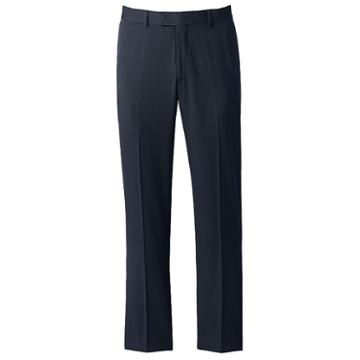 Men's Axist Ultra No Iron Melange Flat Front Dress Pants, Size: 36x32, Blue (navy)