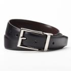 Chaps Reversible Leather Belt - Boys, Boy's, Size: Large, Grey (charcoal)