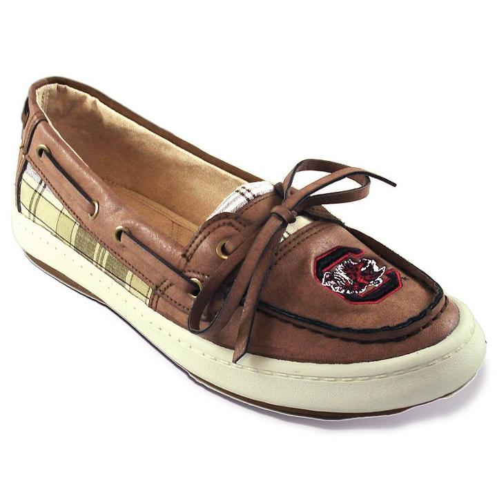 Women's Campus Cruzerz Westwind South Carolina Gamecocks Boat Shoes, Size: 11, Brown