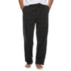 Men's Croft & Barrow&reg; Patterned Sweater Fleece Lounge Pants, Size: Medium, Dark Grey