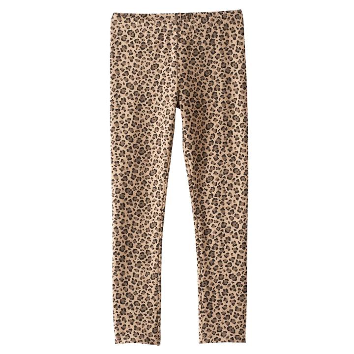 Girls 4-10 Jumping Beans&reg; Long Embellished Leggings, Size: 6, Red/coppr (rust/coppr)