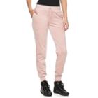 Women's Juicy Couture Solid Velour Jogger Pants, Size: Small, Brt Pink