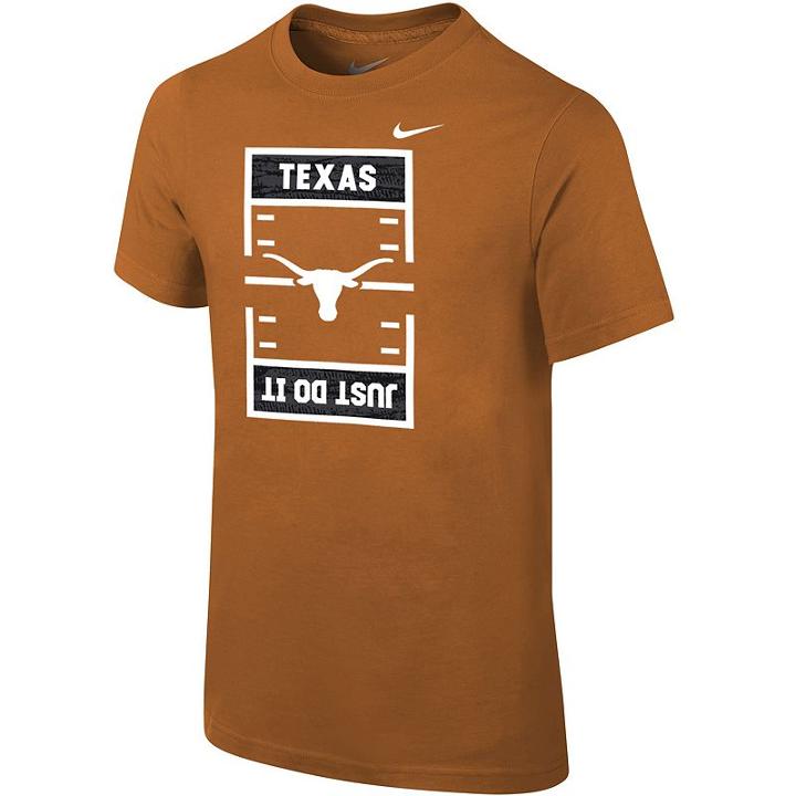 Boys 8-20 Nike Texas Longhorns Football Tee, Size: S 8, Orange