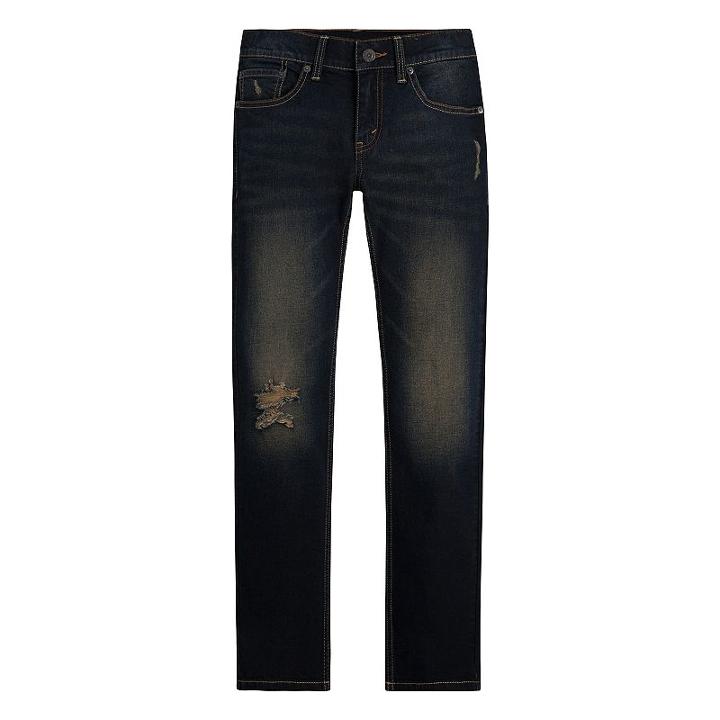 Boys 8-20 Levi's 511 Slim-fit Destruction Jeans, Boy's, Size: 10, Med Brown