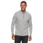 Men's Croft & Barrow&reg; Full-zip Sweater, Size: Medium, White