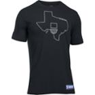 Men's Under Armour San Antonio Spurs Charged State Tee, Size: Small, Black