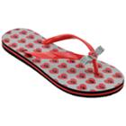 Women's New Mexico Lobos Bow Flip-flops, Size: Medium, Red