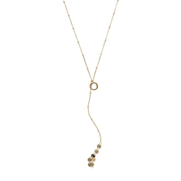 Lc Lauren Conrad Two-tone Bead Y Necklace, Women's, Gold