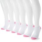 Hanes 6-pk. Ultimate Core Ankle Socks - Women, Size: 9-11, White