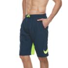 Big & Tall Nike Swim Swoosh Vortex Brushed Microfiber 11-inch Volley Shorts, Men's, Size: 4xb, Blue