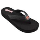 Women's Auburn Tigers Venice Beach Flip-flops, Size: 9, Black