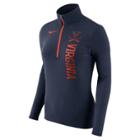 Women's Nike Virginia Cavaliers Element Pullover, Size: Small, Blue (navy)